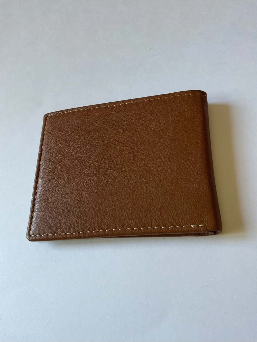 TIMBERLAND MENS LEATHER BIFOLD WALLET TAN NWOT